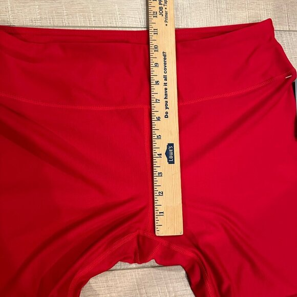 TESLA WOMENS RED ATHLETIC BIKE SHORTS 2XL NEW - Picture 5 of 10